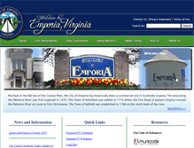 Tablet Screenshot of ci.emporia.va.us